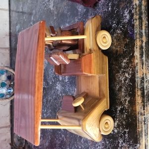 Golf cart desk decoration